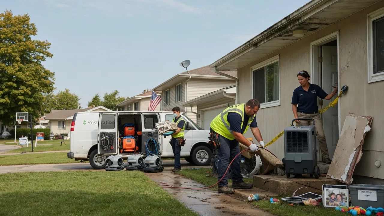 Water Damage Restoration in Reading, MI near me